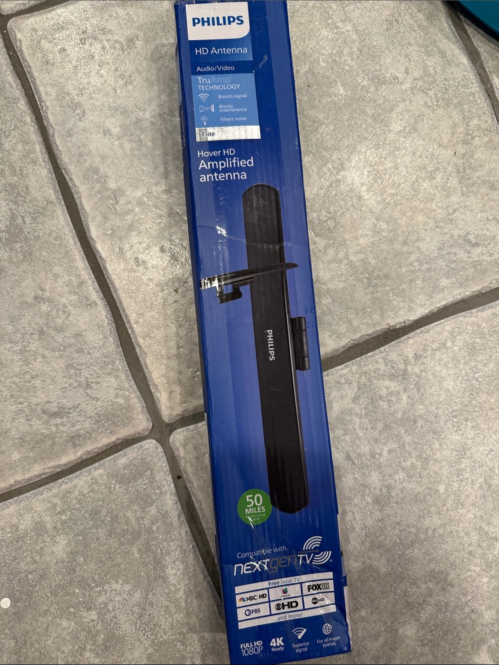 Philips Hover HD Amplified Antenna - Black
